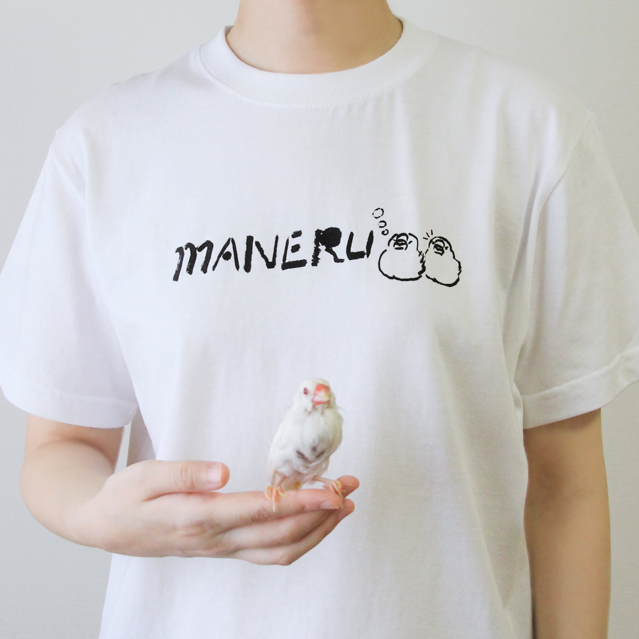 MANERU文鳥Tシャツ